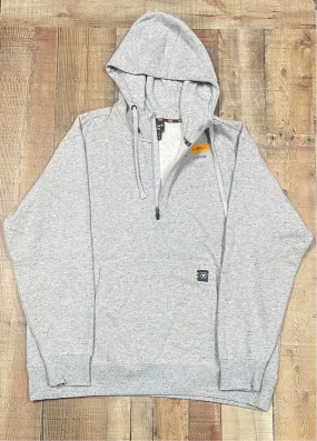 MEN'S REBAR WORKMAN 1/4 ZIP HOODIE, GREY