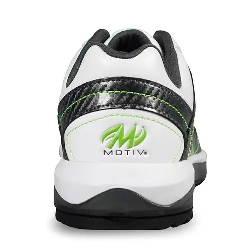 Motiv Mens Propel FT White/Carbon/Lime Right Hand Bowling Shoes