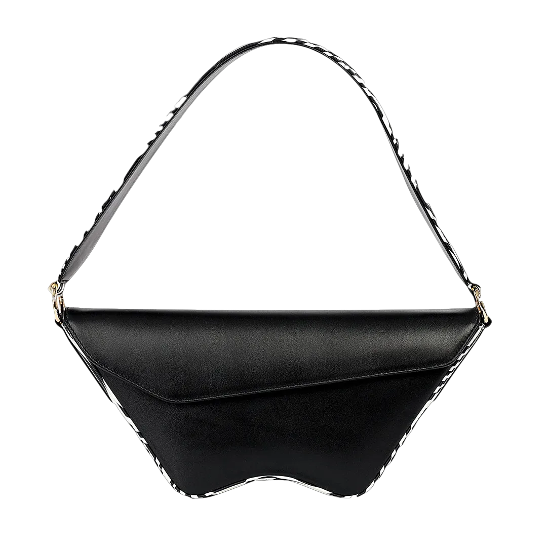 Nadira - Black x Zebra - Shoulder Bag