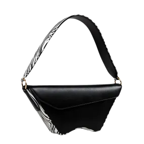 Nadira - Black x Zebra - Shoulder Bag