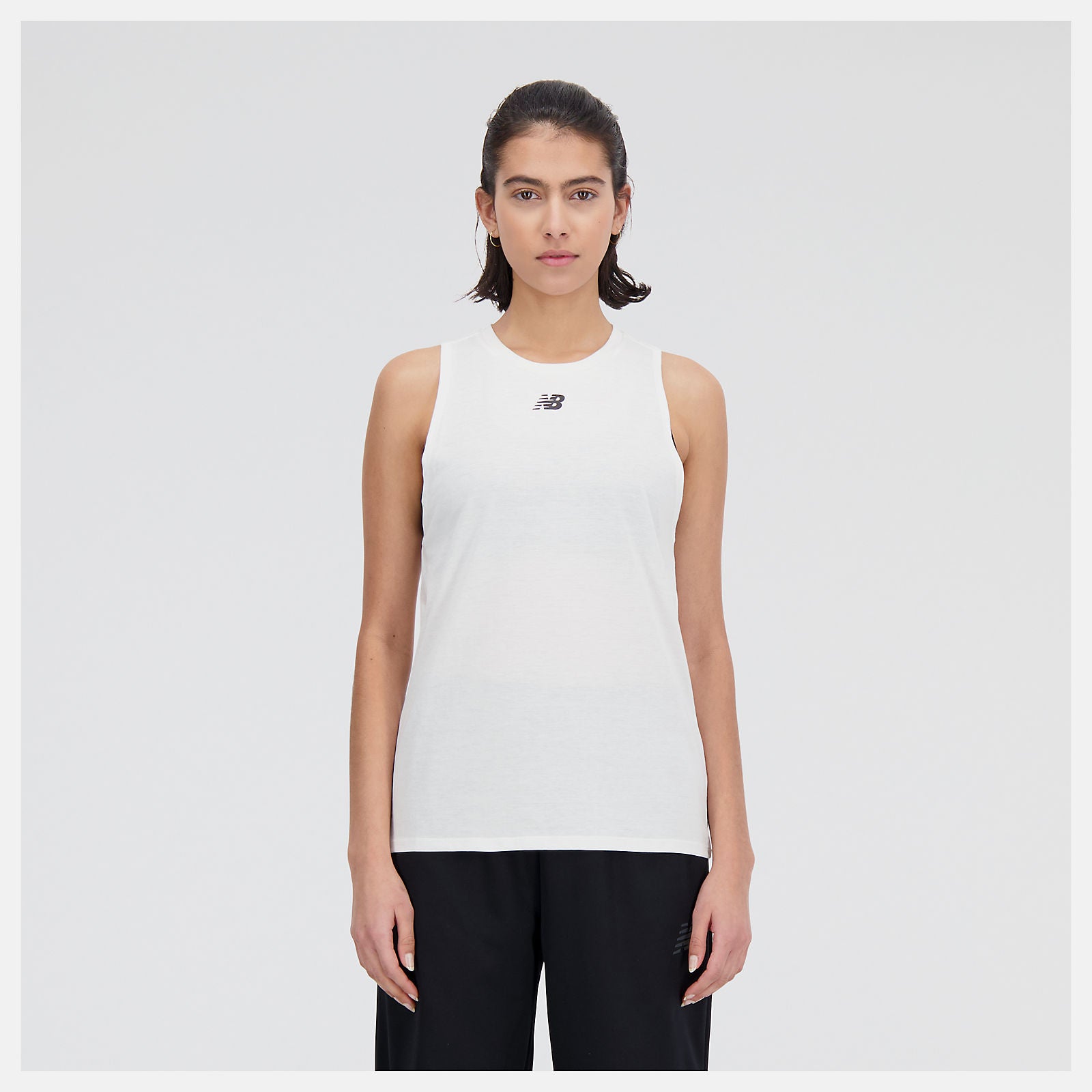 New Balance Women's Heather Tank - White