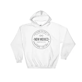 New Mexico - Hooded Sweatshirt - Latitude & Longitude