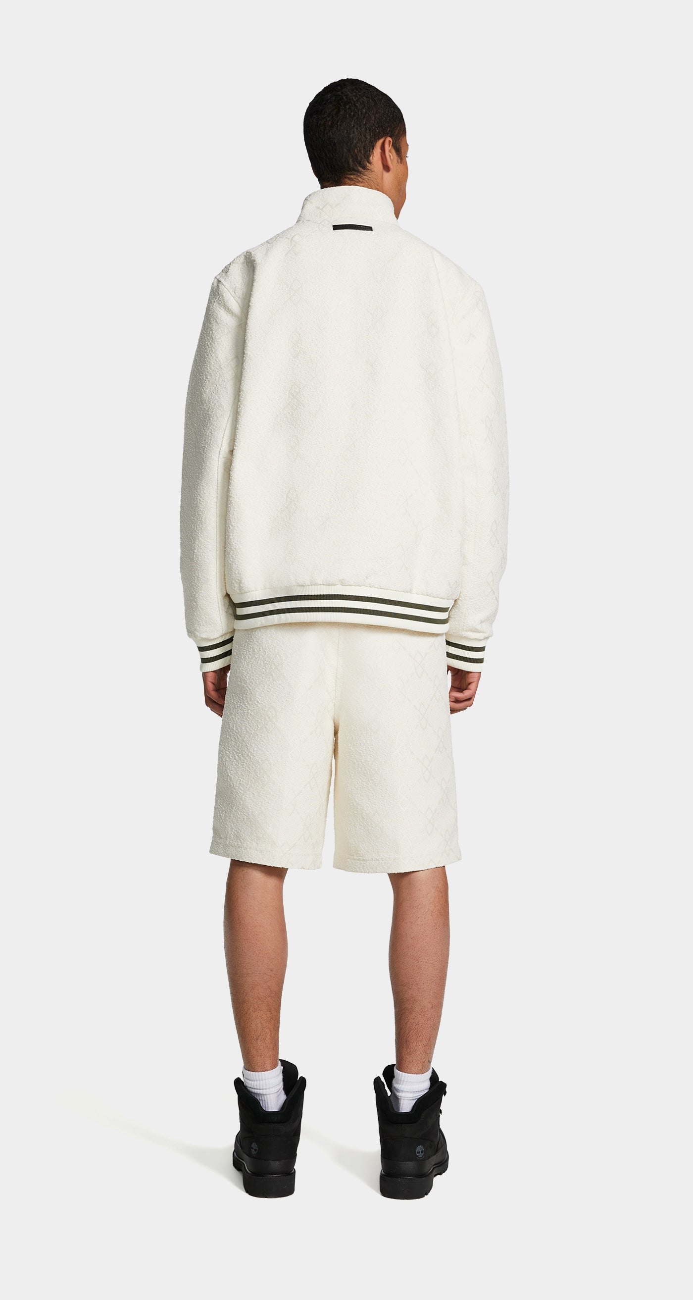 Off White Shakir Boucle Track Jacket