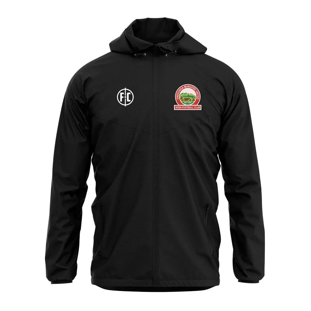 Onehunga Mangere Club Shower Jacket - Black