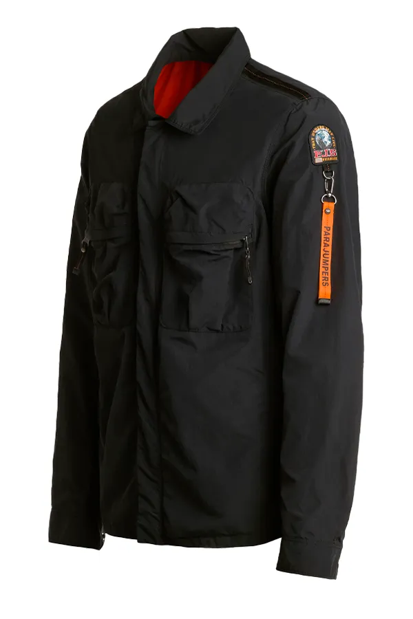 Parajumpers Lightweight Nylon Wind Jacket Black