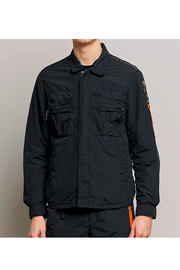 Parajumpers Lightweight Nylon Wind Jacket Black