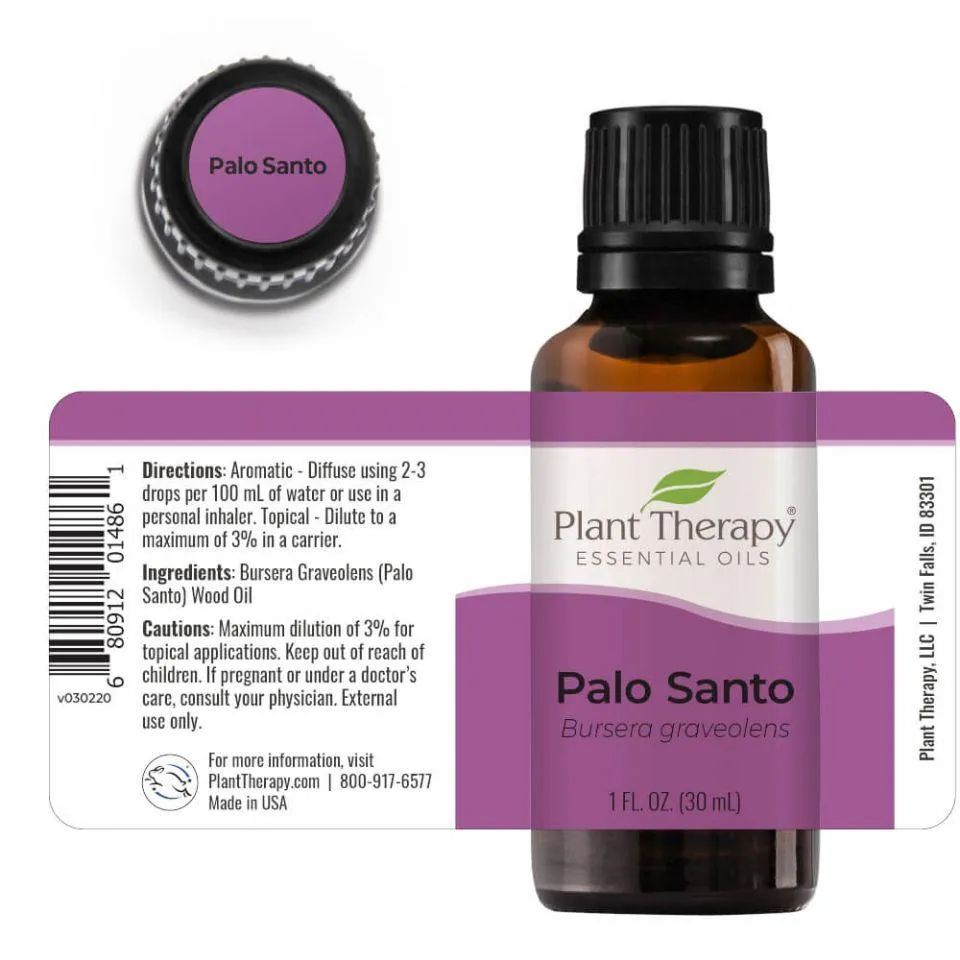 Plant Therapy Palo Santo Essential Oil