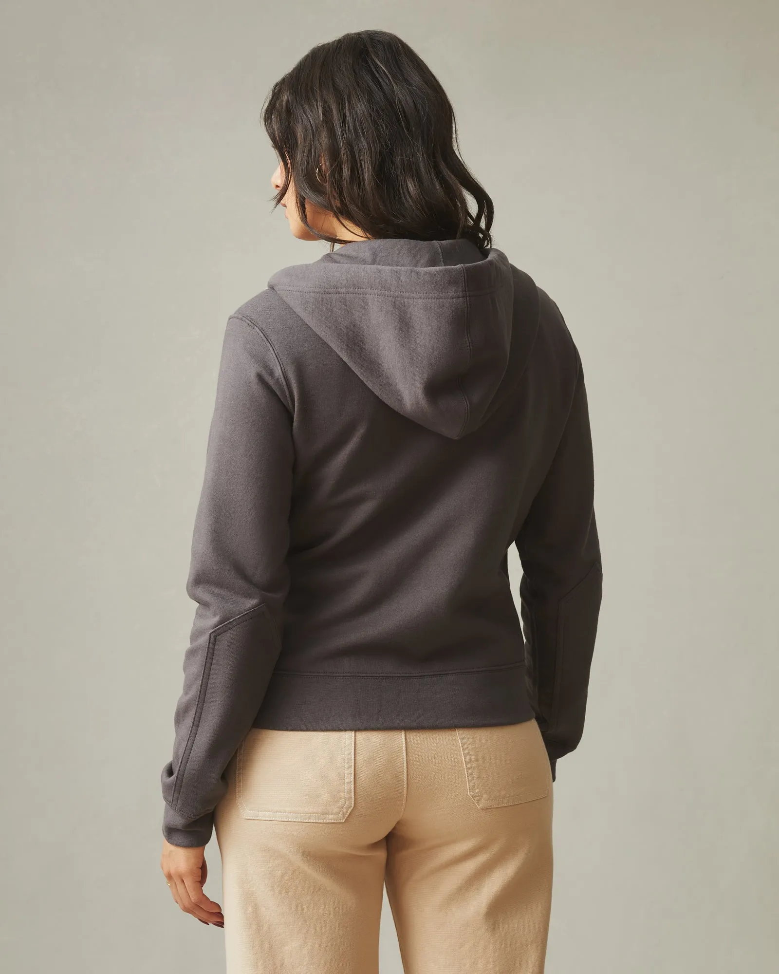 Relaxed Classic Full Zip - Phantom Grey