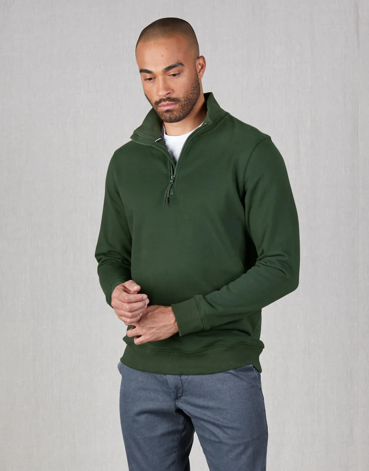 Rembrandt - Champ 1/4 Zip Sweater - Dark Green or Navy