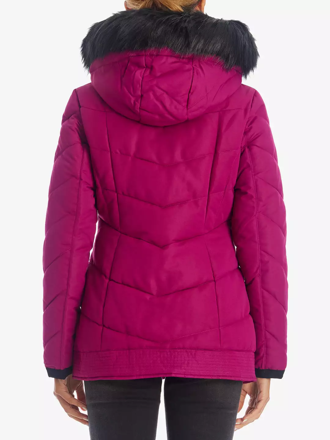 Removable Fur Hood Puffer Jacket