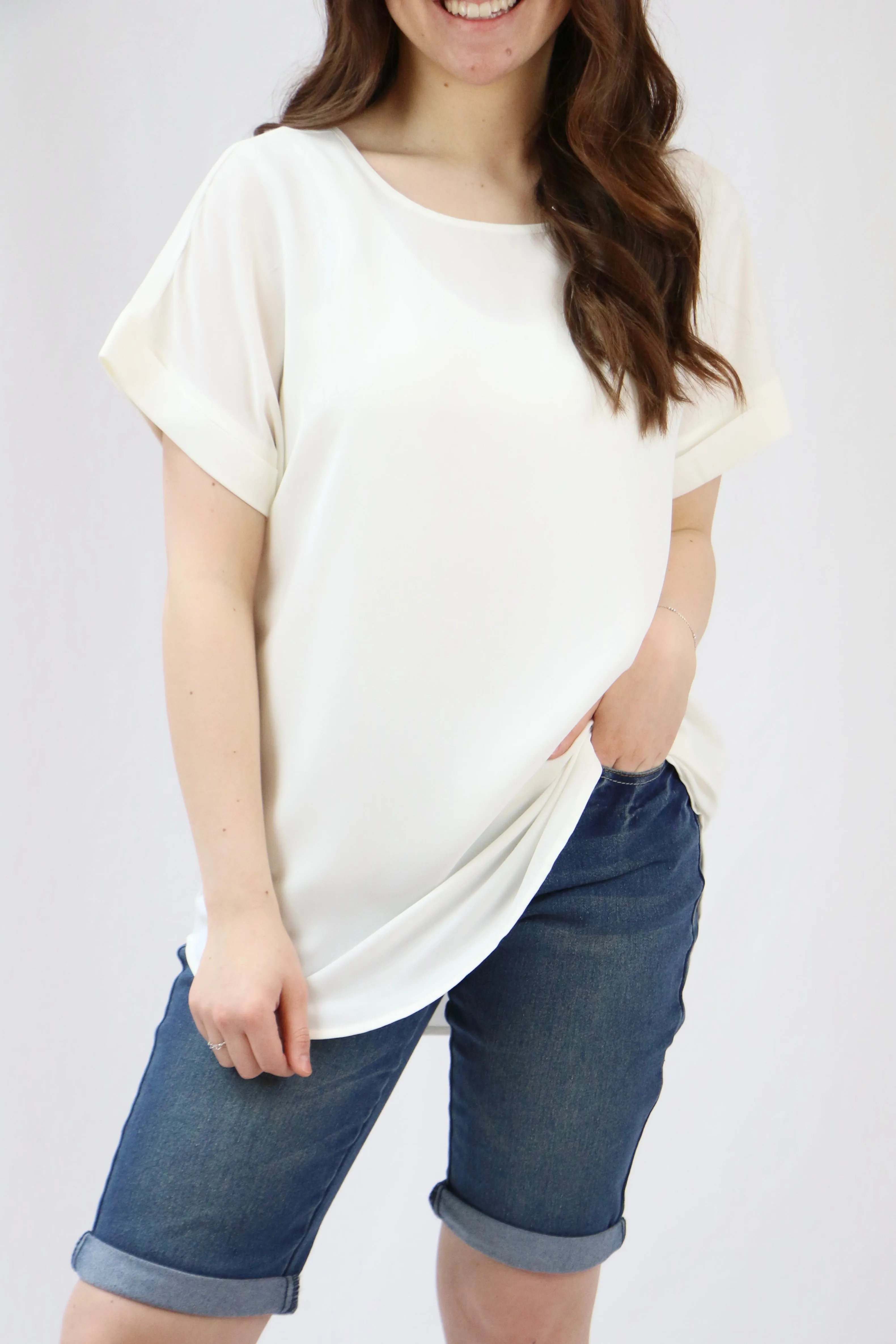 *RESTOCK* Faye Top - Bone