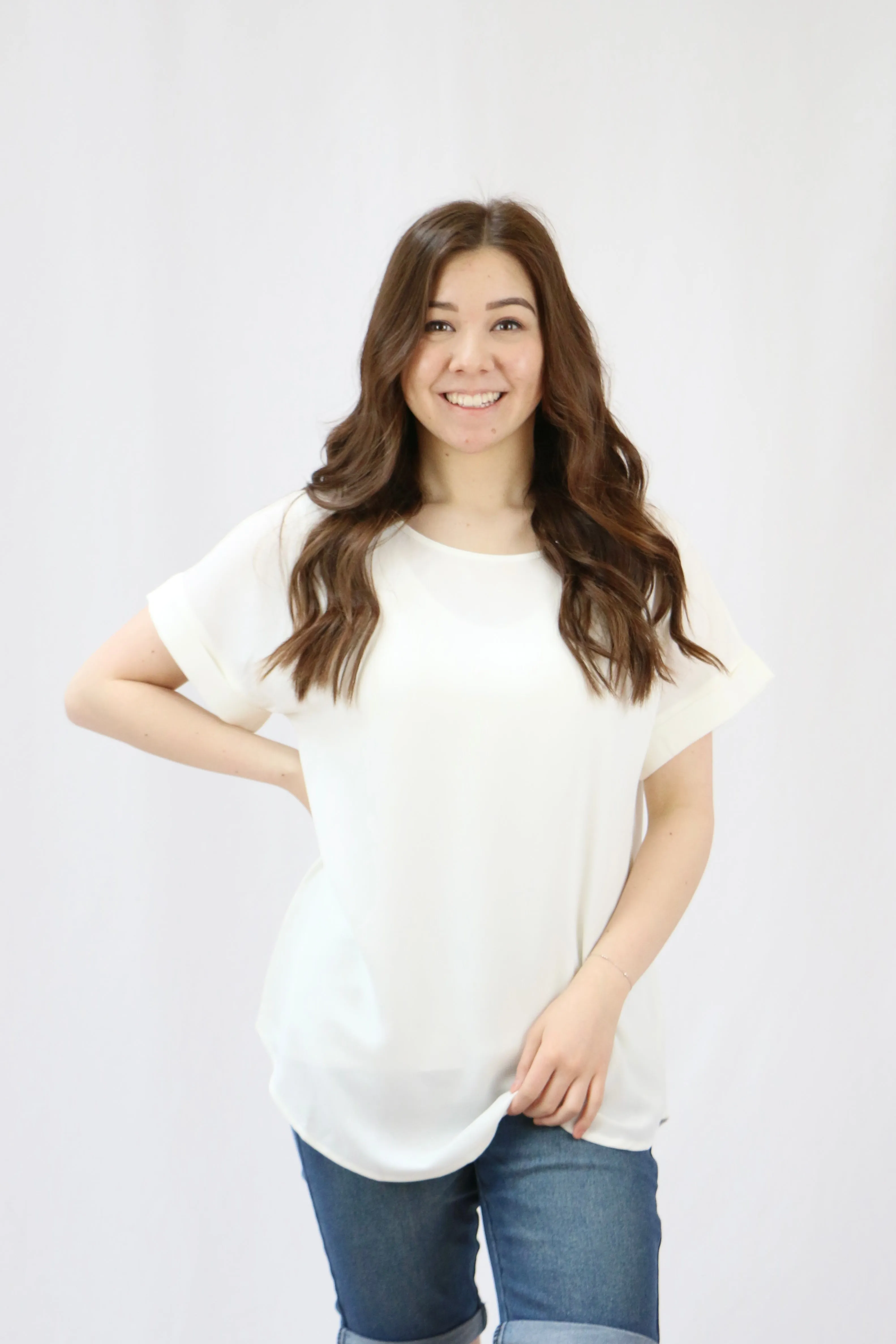 *RESTOCK* Faye Top - Bone