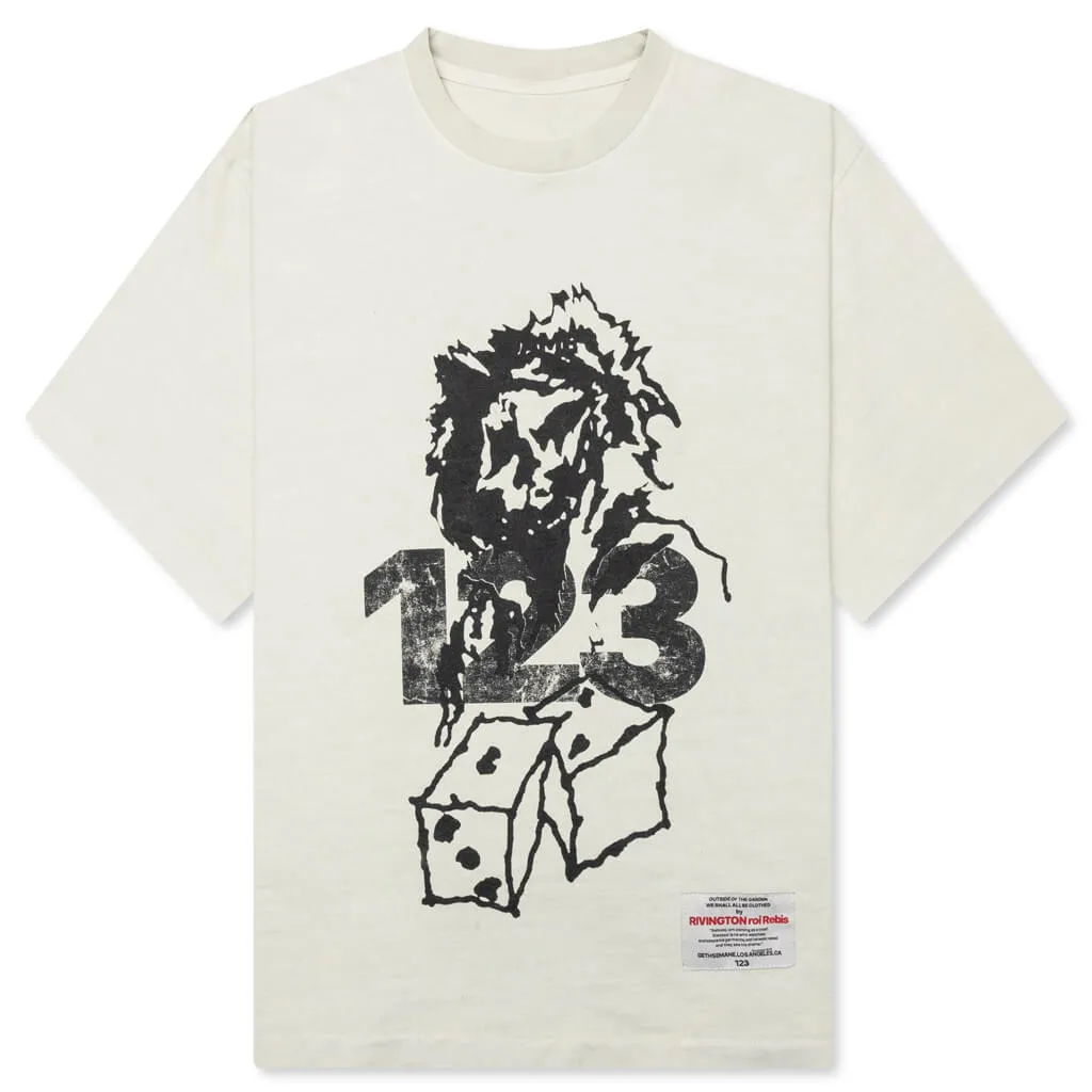 RIVINGTON roi Rebis x Feature I Must Win Tee - Vintage White