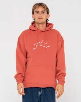 Rusty Shadow R Super Relaxed Super Fleece Hoodie