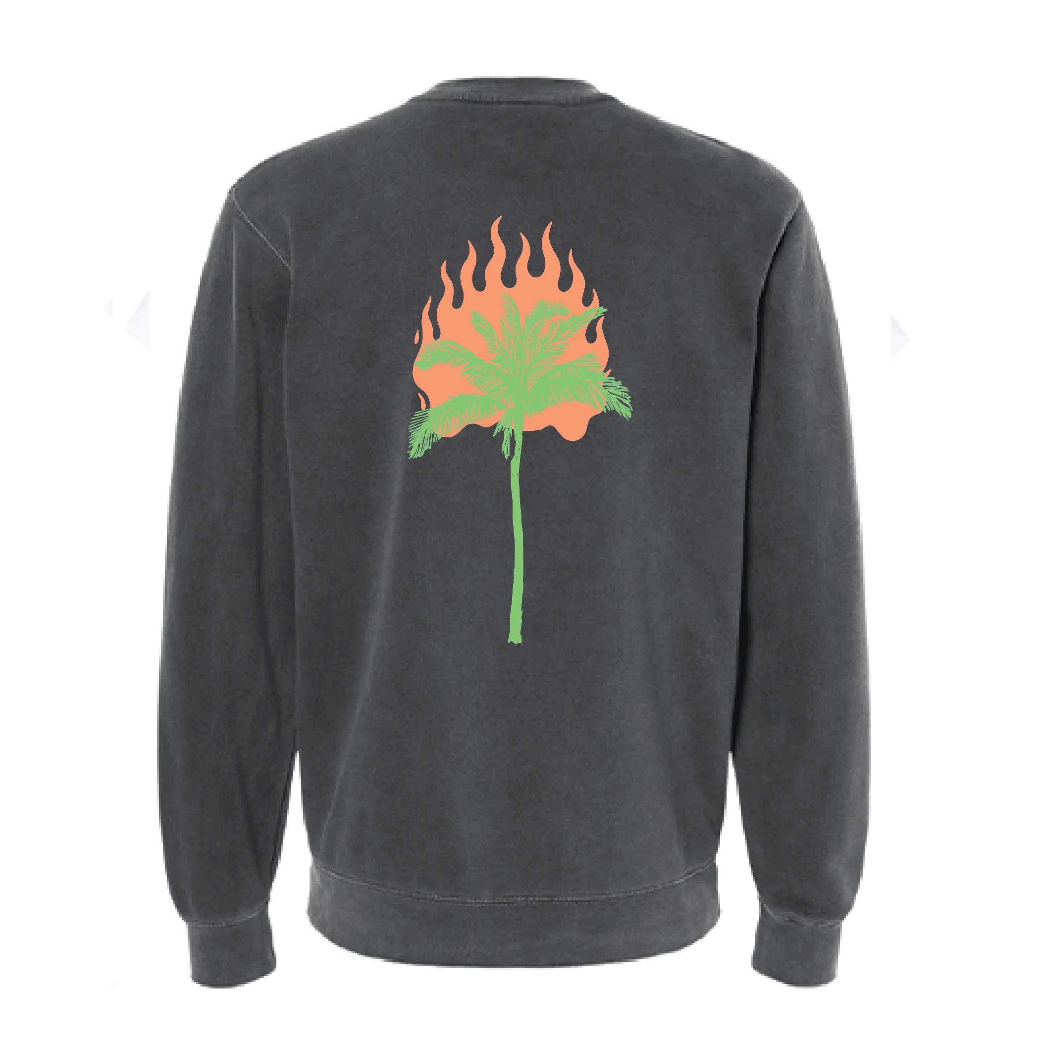 SAVE LA ROSE VINTAGE CREWNECK SWEATER (PASTEL ORANGE/PASTEL GREEN)