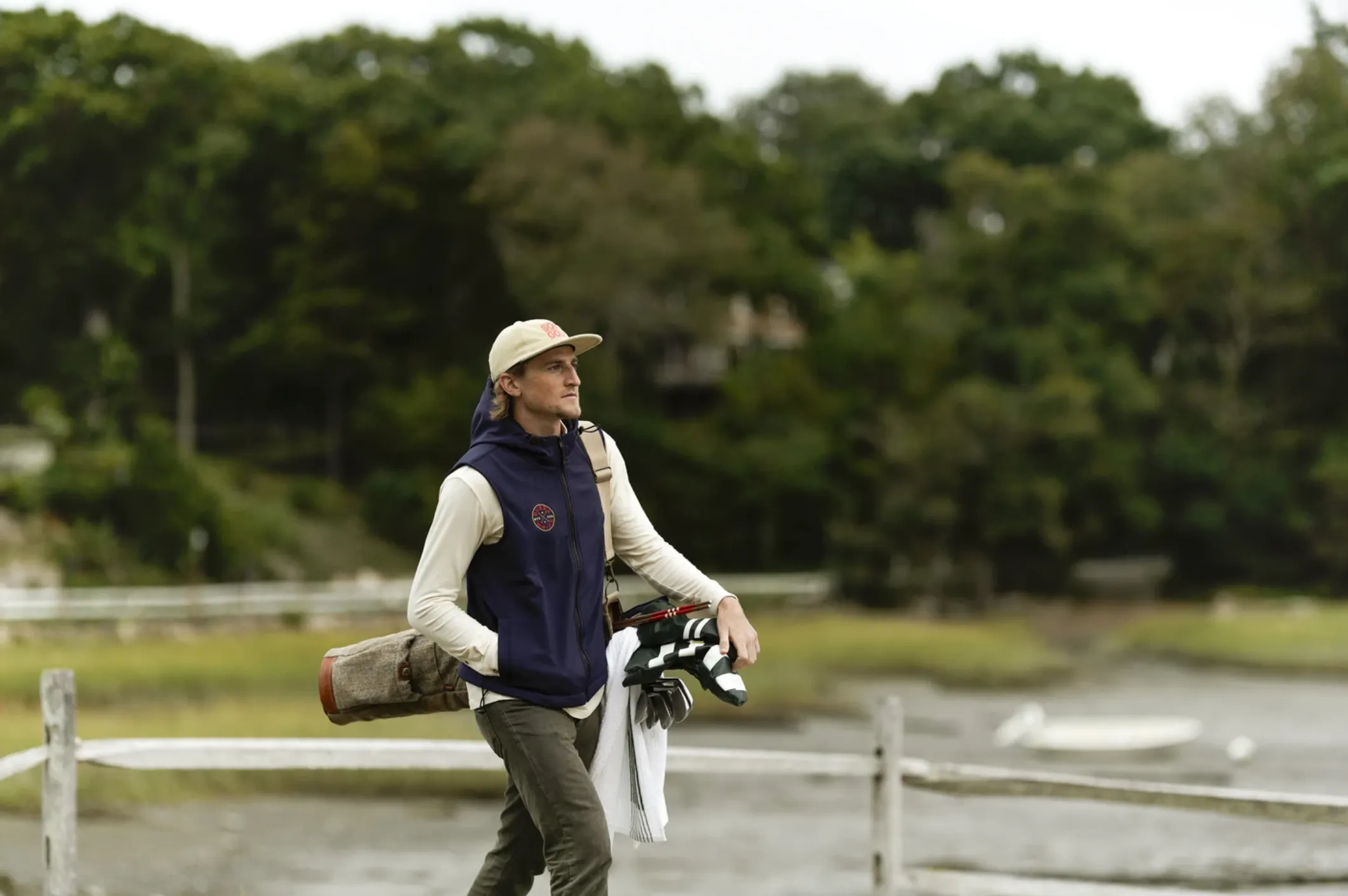 Solo X Fine Core Hooded Vest 1.3 - Navy