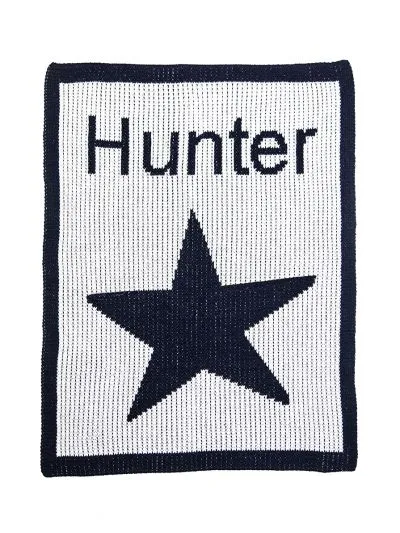 Star & Name Custom Blanket