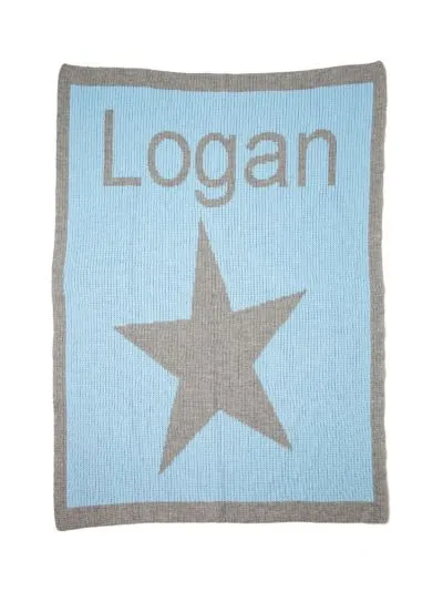 Star & Name Custom Blanket