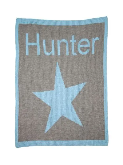 Star & Name Custom Blanket