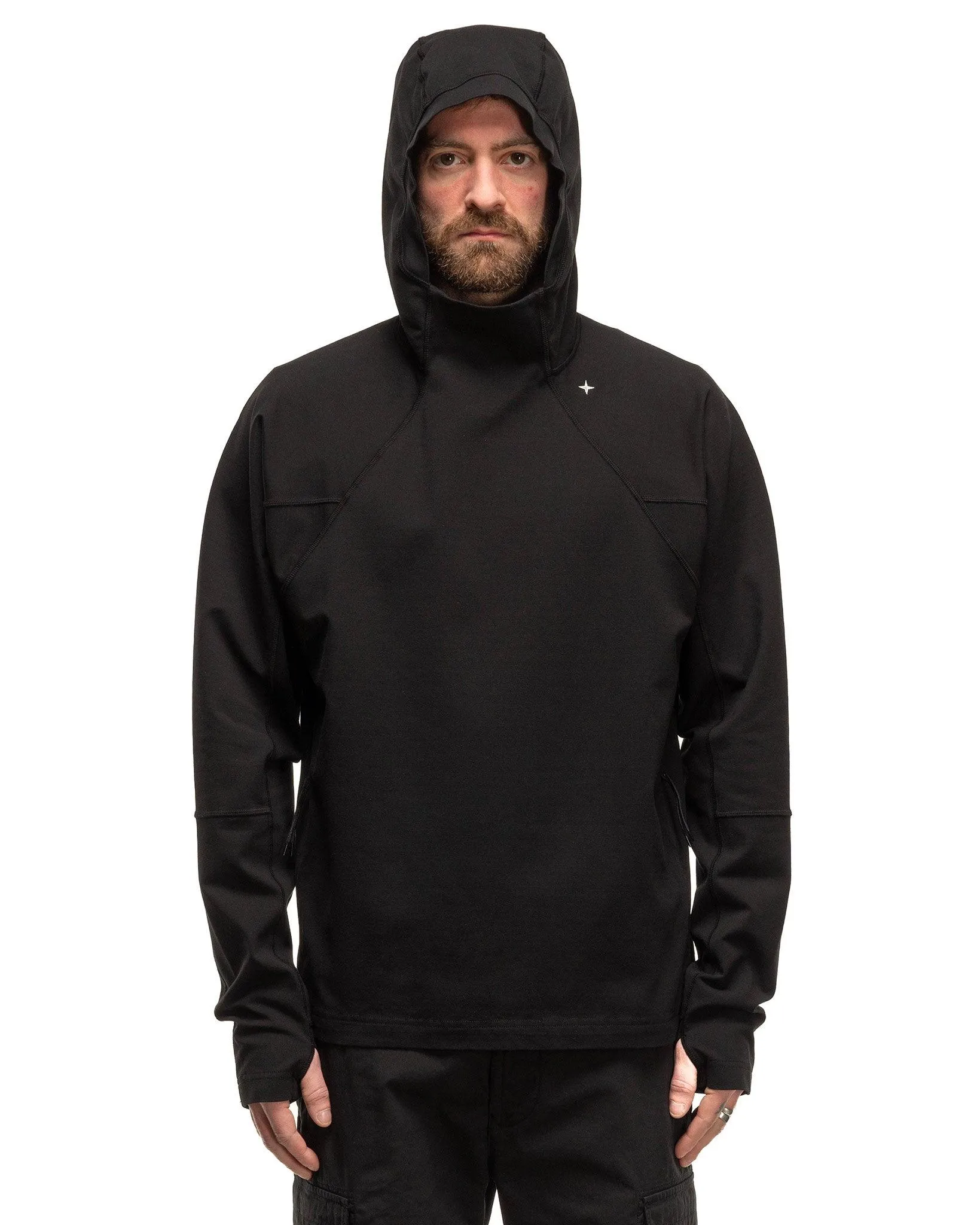 Stellina Hooded Sweatshirt Black