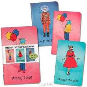 Strange Friends Notebooks - Set of 3