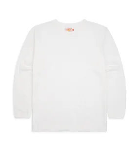 Sunray Sportswear Haleiwa Long Sleeve Cotton T-Shirt: Off White