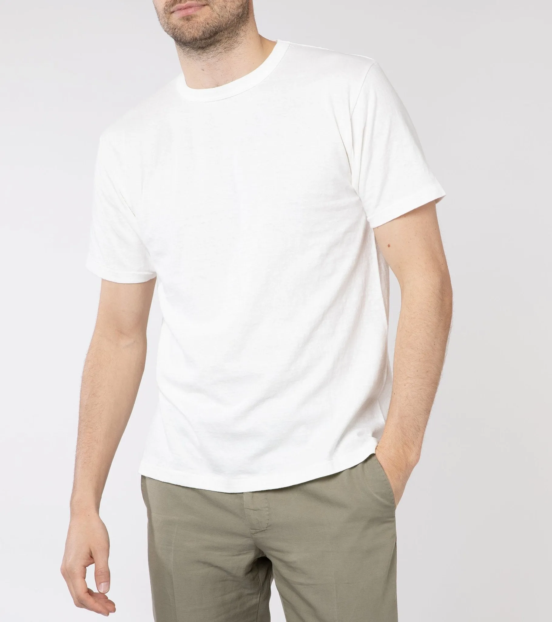 Sunray Sportswear Haleiwa Short Sleeve Cotton T-Shirt: Off White