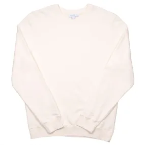 Sunspel - Loopback Sweatshirt - Archive White