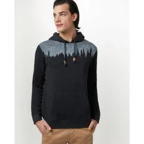 Tentree Constellation Juniper Hoodie In Meteorite Black Heather