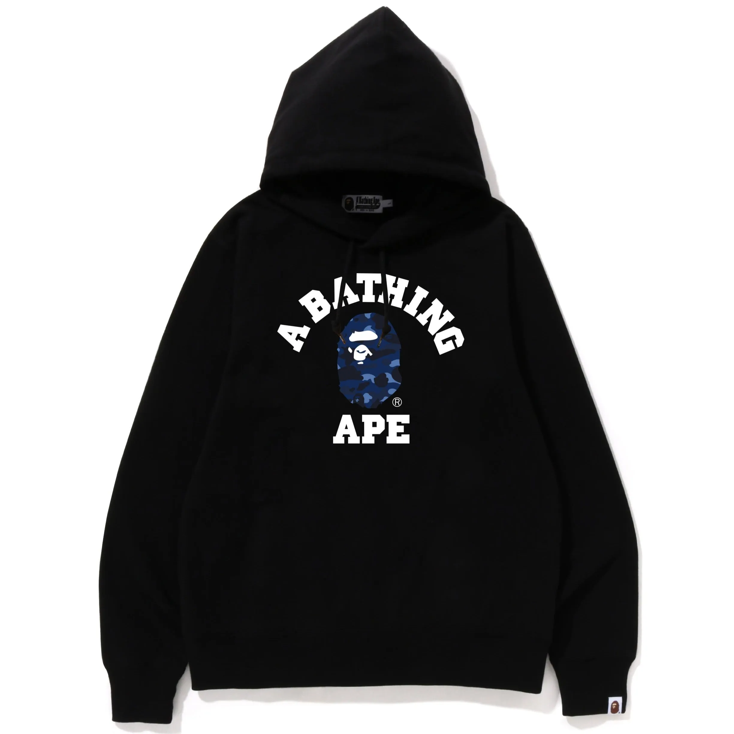 US BAPE COLOR CAMO COLLEGE PULLOVER HOODIE MENS