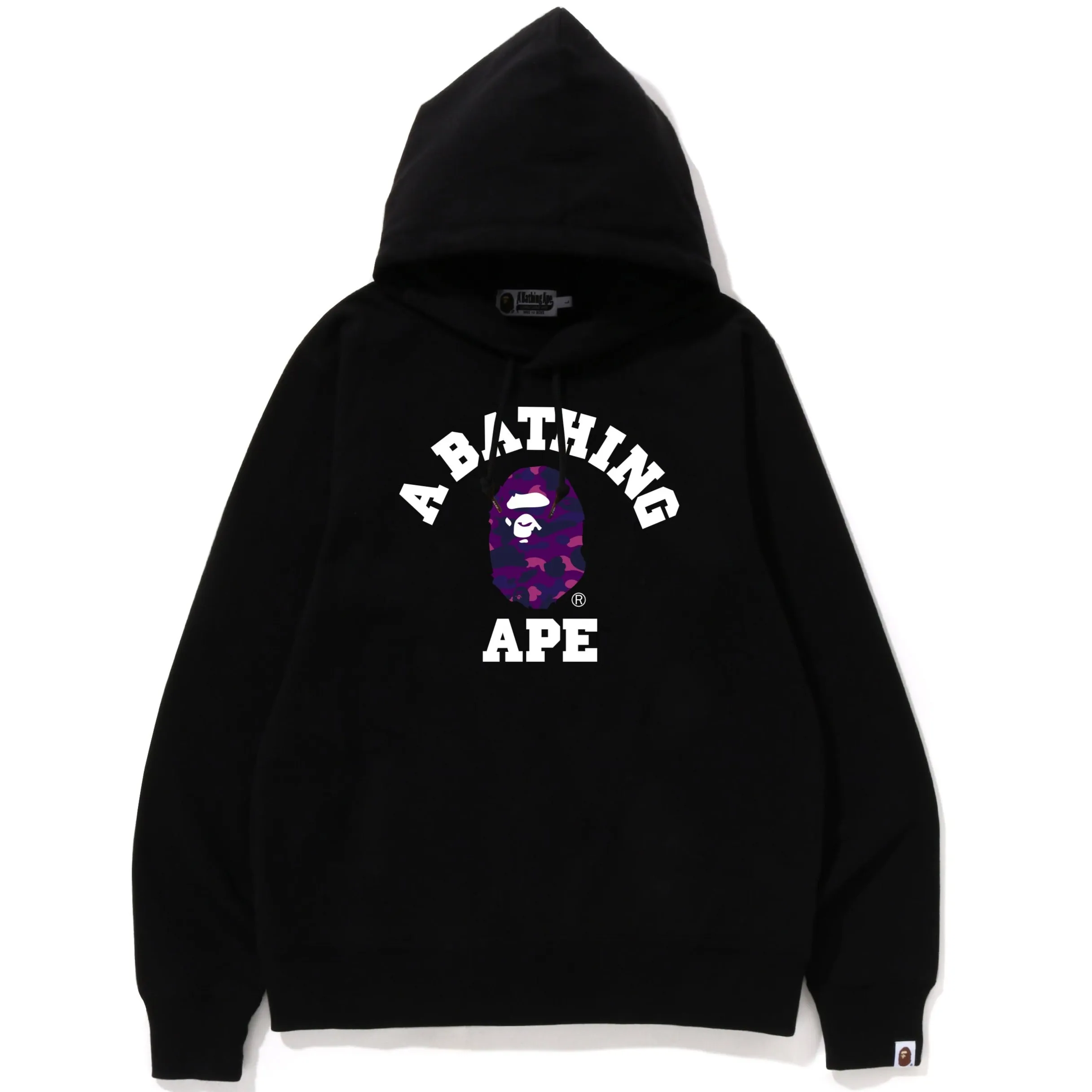 US BAPE COLOR CAMO COLLEGE PULLOVER HOODIE MENS