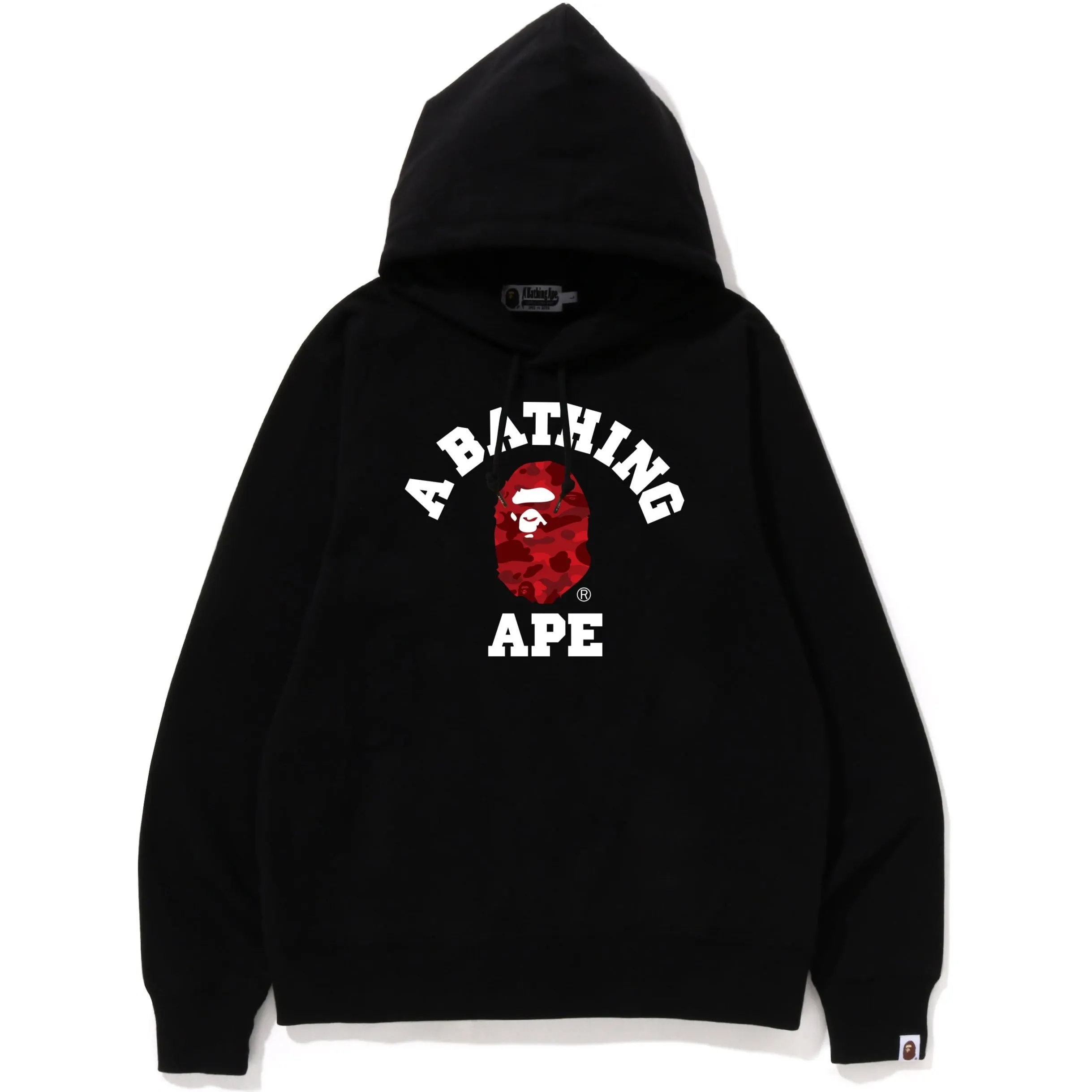 US BAPE COLOR CAMO COLLEGE PULLOVER HOODIE MENS