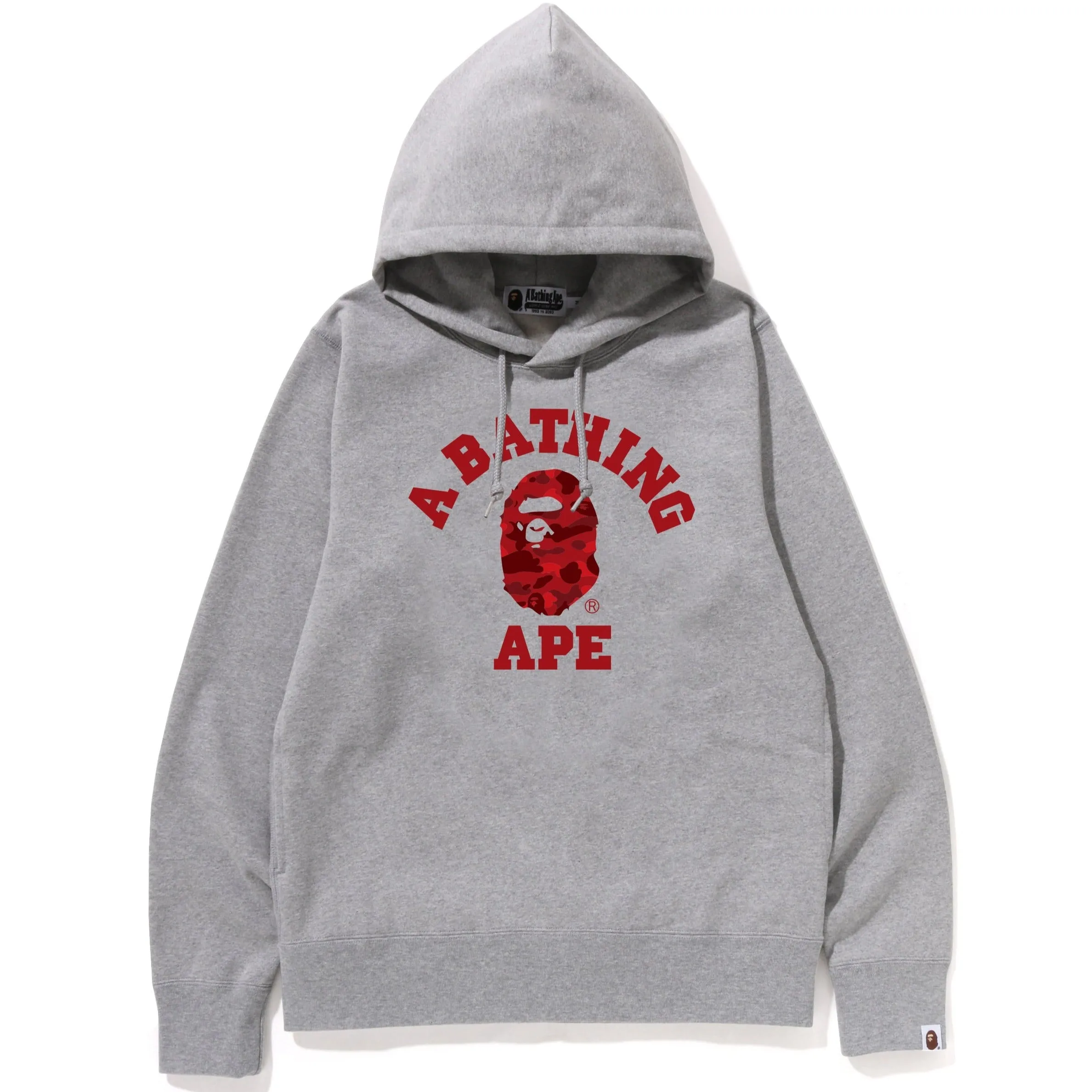 US BAPE COLOR CAMO COLLEGE PULLOVER HOODIE MENS