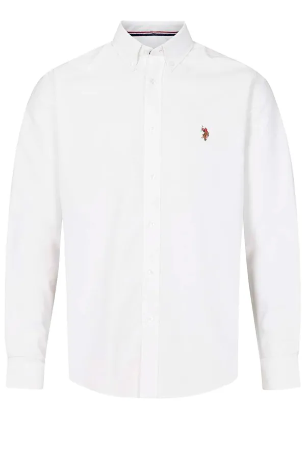 U.S. POLO ASSN. Oxford Shirt Armin White