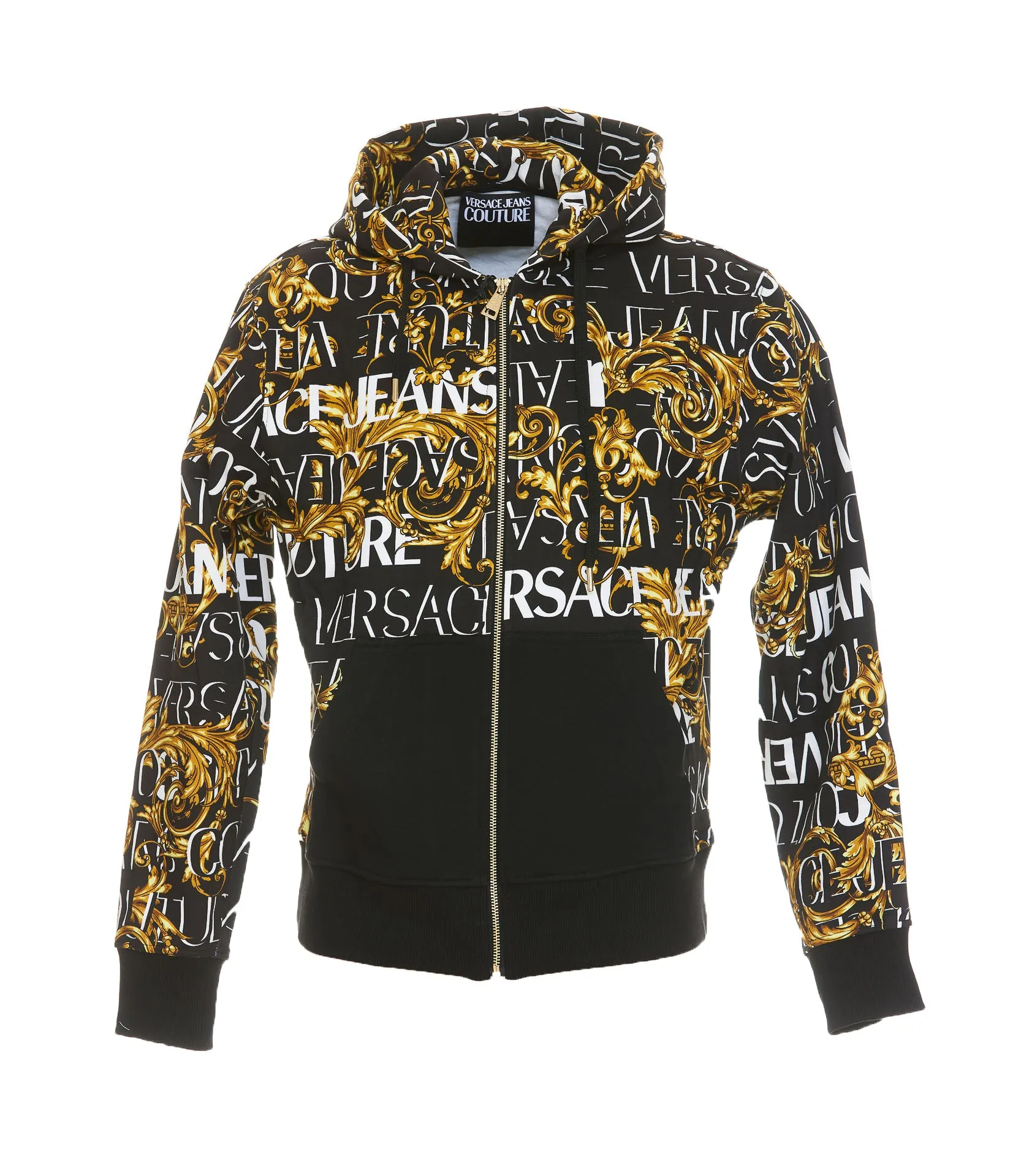 Versace Jeans Couture Garland Printed Zip-Up Hoodie