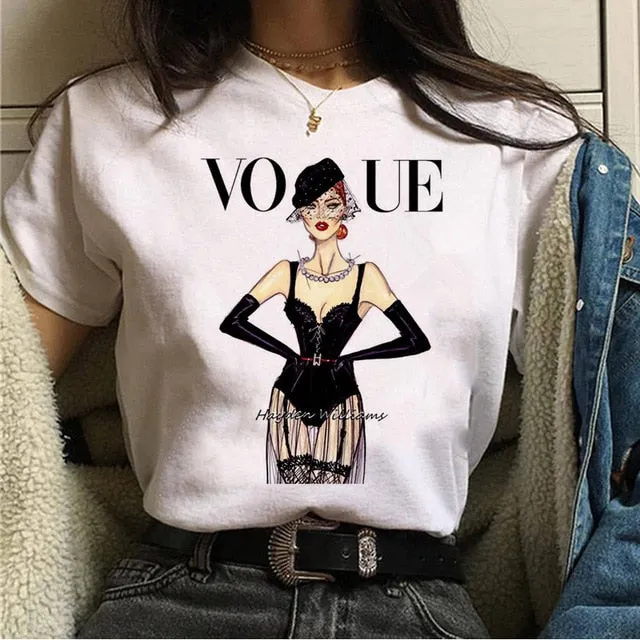 Vogue princess t shirt aesthetic women fashion girls