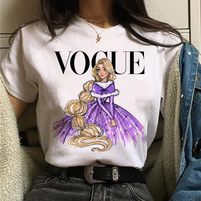 Vogue princess t shirt aesthetic women fashion girls