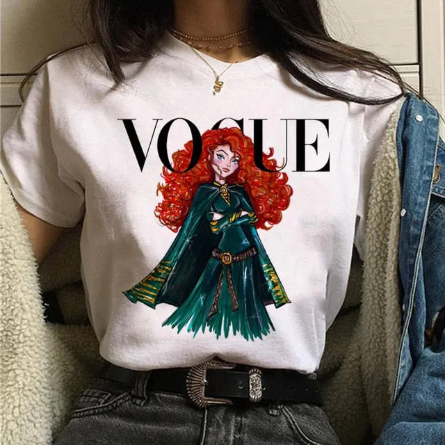 Vogue princess t shirt aesthetic women fashion girls