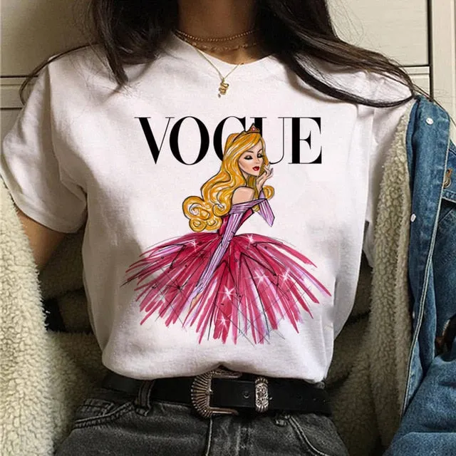 Vogue princess t shirt aesthetic women fashion girls