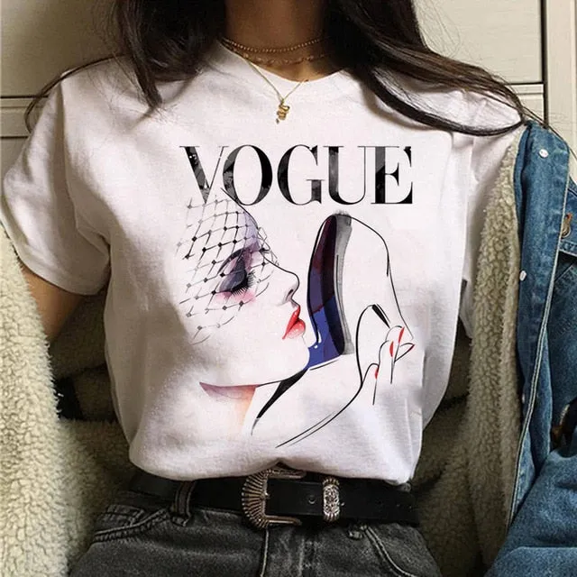 Vogue princess t shirt aesthetic women fashion girls