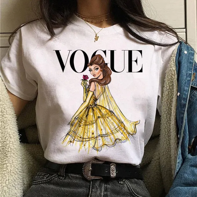 Vogue princess t shirt aesthetic women fashion girls