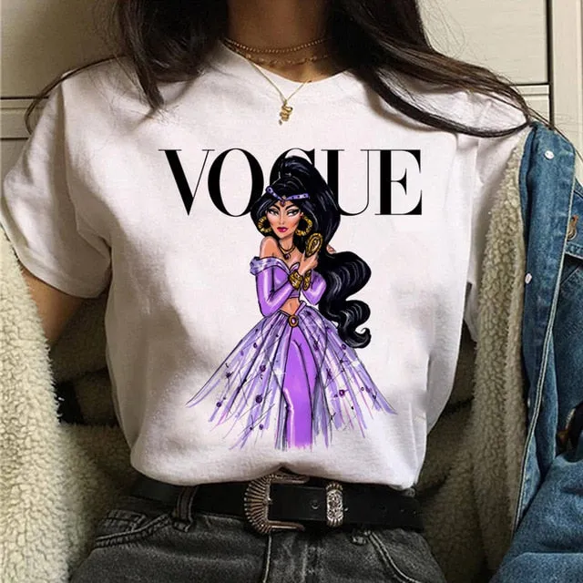 Vogue princess t shirt aesthetic women fashion girls