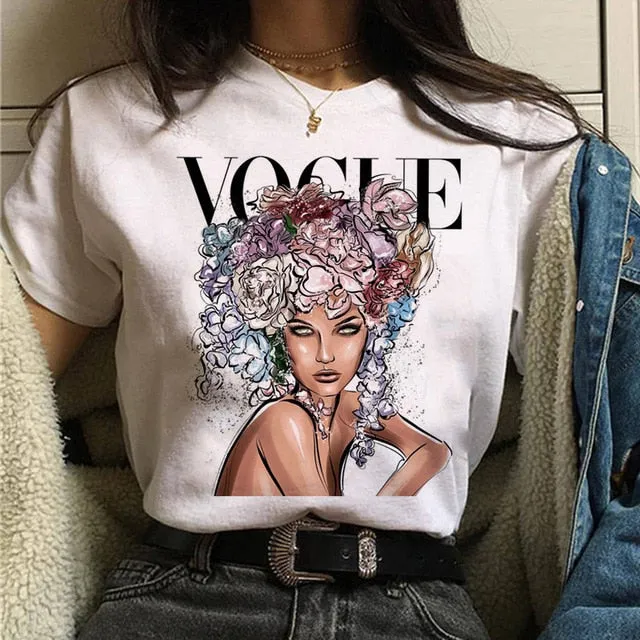 Vogue princess t shirt aesthetic women fashion girls