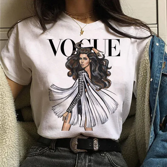 Vogue princess t shirt aesthetic women fashion girls