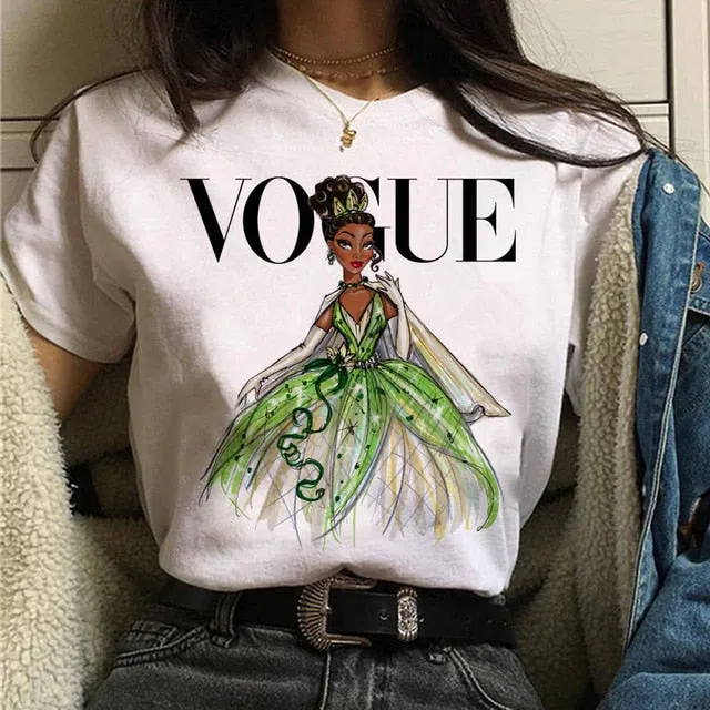 Vogue princess t shirt aesthetic women fashion girls