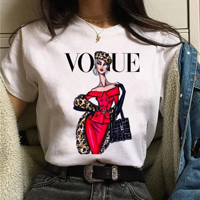 Vogue princess t shirt aesthetic women fashion girls