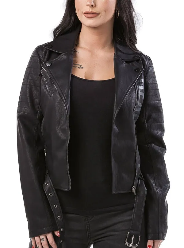 Women's Goriana Perfecto Vegan Leather Jacket