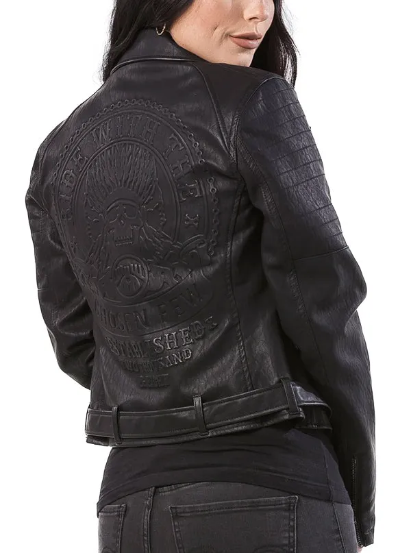 Women's Goriana Perfecto Vegan Leather Jacket