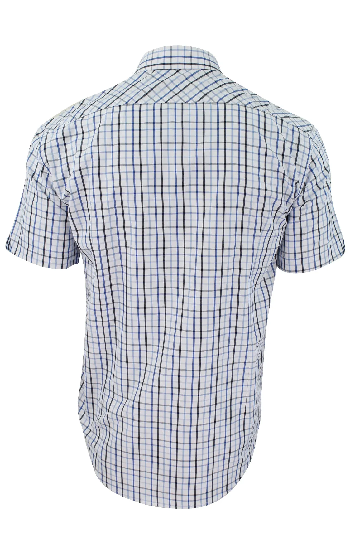 Xact Mens Check Shirt Short Sleeves