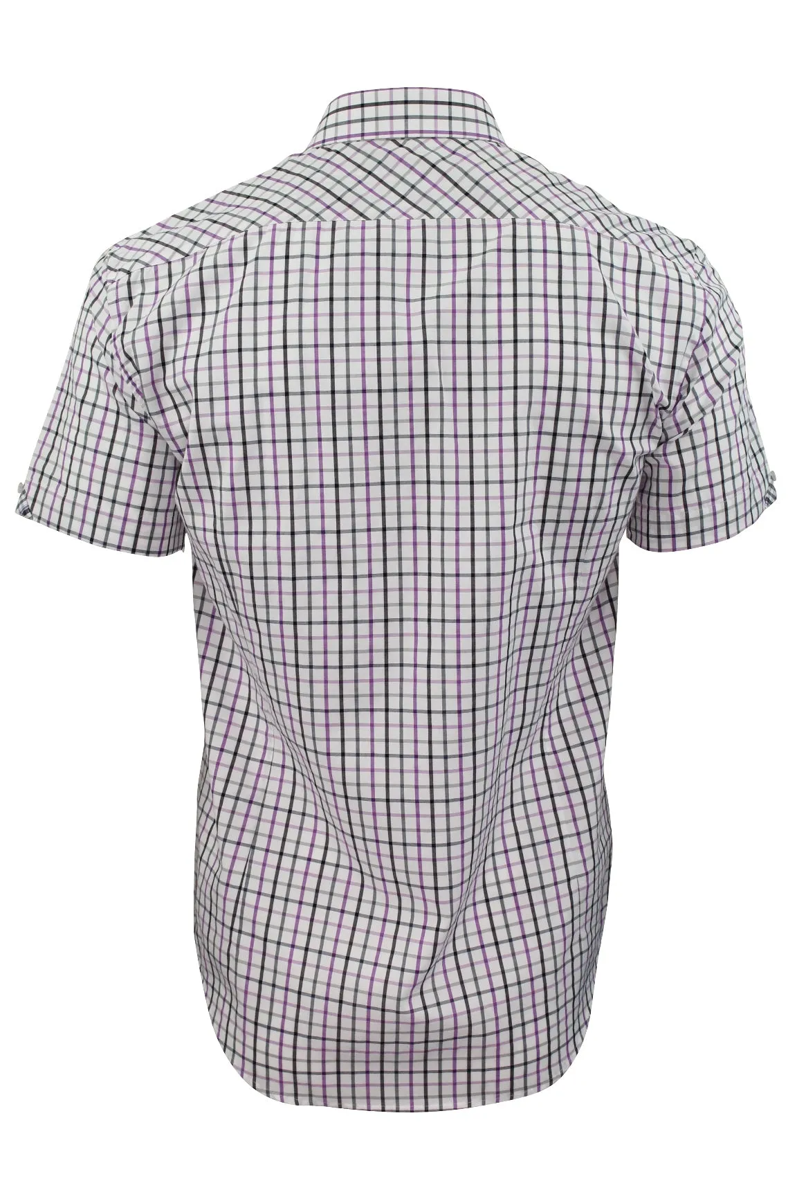 Xact Mens Check Shirt Short Sleeves